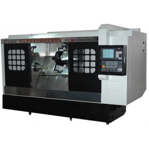 双主轴60°车铣复合机床（带Y轴动力刀塔)